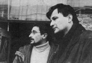 1995. január. Nedjad és Demszky Szarajevóban