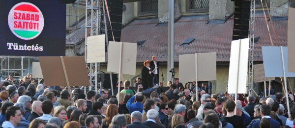 Március 15. tüntetés 3. – Szilágyi Lenke